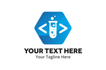 unique web developer simple logo creative design in flat style with color . web designer logo creative design for identity and community