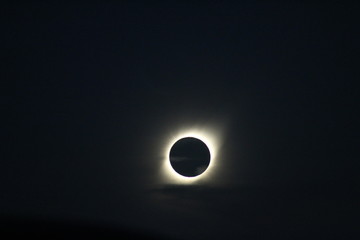 una linda vista del eclipse del 2 de julio en Argentina sin arreglos ni photoshop, fotos naturales