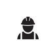 © arabel0305 - Construction worker icon on white