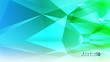 © artnoy - Vector studio background. abstract triangles with colorful gradients and background mirrors.