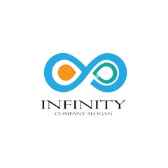 Wall Mural - Infinity Design,Infinity logo Vector icon template