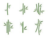 Fototapeta Sypialnia - Bamboo vector icon illustration