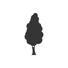 Fototapete - Tree icon template black color editable. Branch forest symbol vector sign isolated on white background. Simple logo vector illustration for graphic and web design.