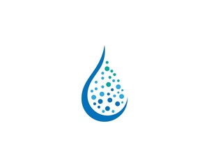 water drop Logo Template vector illustration design