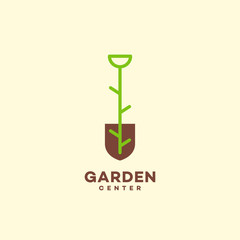 Wall Mural - Garden center logo