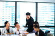 © NVB Stocker - Business Team work concept. Modern businessman explaining his ideas to colleagues at seminar