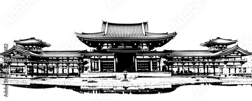 京都平等院鳳凰堂stock Illustration Adobe Stock 京都平等院鳳凰堂stock Illustration Adobe Stock