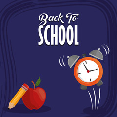 Canvas Print - Back to school season card