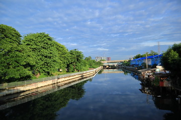 bridge over the river