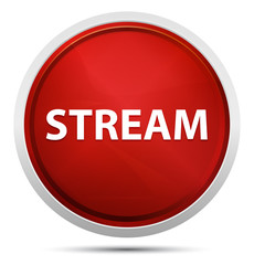 Stream Promo Red Round Button