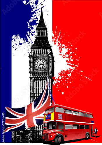 Plakat Londyn  okladka-broszury-ze-zdjeciami-londynu