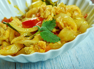 Canvas Print - Coconut Curry with Cod