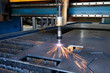 © Codegoni Daniele - Plasma cutting machine, thick metal cutting, metal cut  process, carpentry metalwork industry
