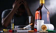 Addictive Substances And The Figure Of A Addicted Man