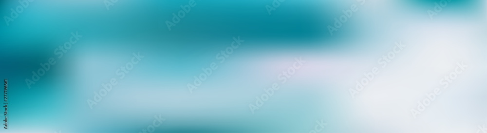 Abstract green, blue and white gradient background - obrazy, fototapety, plakaty 