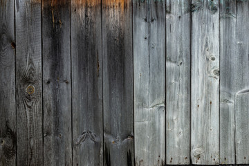 Wall Mural - Wooden wall texture background old grey paint