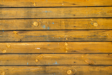 Wall Mural - Wooden wall texture background old yellow paint