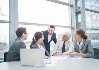 Business team in office