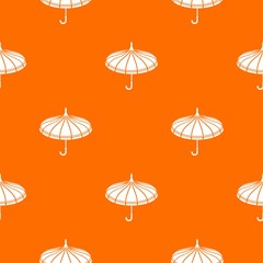 Wall Mural - Umbrella pattern vector orange for any web design best