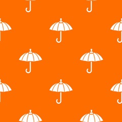 Canvas Print - Parasol pattern vector orange for any web design best