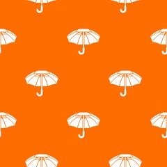 Wall Mural - Big umbrella pattern vector orange for any web design best
