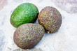 © ramvseb - Three ripe avocado fruits close-up