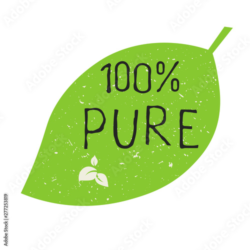Fotografía 100 Pure label and high quality product badges