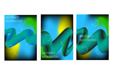 Wall Mural - abstract fluid 3d shapes vector trendy liquid colors background.with modern composition vector templ