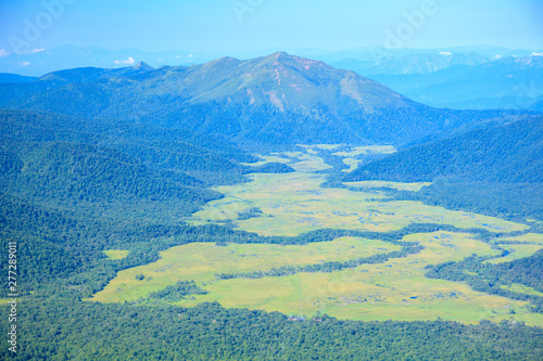 燧ヶ岳から望む夏の尾瀬ヶ原と至仏山 群馬県片品村 福島県檜枝岐村 Buy This Stock Photo And Explore Similar Images At Adobe Stock Adobe Stock