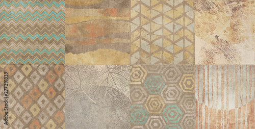 Naklejka dekoracyjna vintage backgroundlower abstract texture background , fabric textile pattern for vintage and retro design. interior wall poster