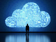 canvas print picture - Cloud computing technology