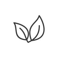Fototapete - Leaf Nature icon template black color editable. Leaf Nature symbol vector sign isolated on white background. Simple logo vector illustration for graphic and web design.