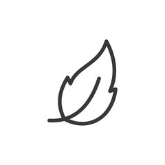 Aufkleber - Leaf Nature icon template black color editable. Leaf Nature symbol vector sign isolated on white background. Simple logo vector illustration for graphic and web design.
