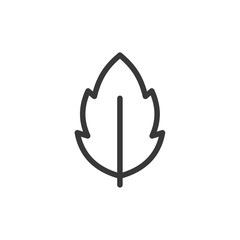 Aufkleber - Leaf Nature icon template black color editable. Leaf Nature symbol vector sign isolated on white background. Simple logo vector illustration for graphic and web design.