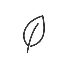 Poster - Leaf Nature icon template black color editable. Leaf Nature symbol vector sign isolated on white background. Simple logo vector illustration for graphic and web design.