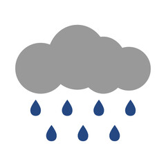 cloud with rain vector