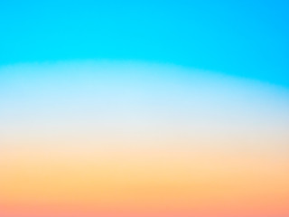 abstract blurred blue, yellow and orange background. summer concept