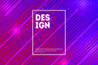 Minimal geometric background.  Neon shapes and lines composition for landing page, wallpaper, poster, flyer