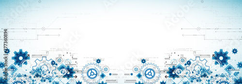 Fotomural Abstract technology business background
