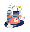 © Justine - Retro phone