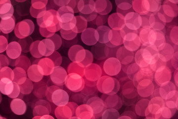 pink color abstract of blur and bokeh colorful light and night garden