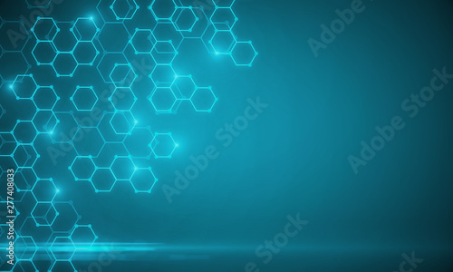 Glowing medical texture