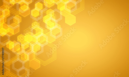 Yellow medical background