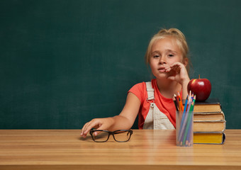 Child in classroom