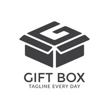Letter G Gift Box Logo Design