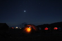 Night View At Shira Camp, Mount Kilimanjaro