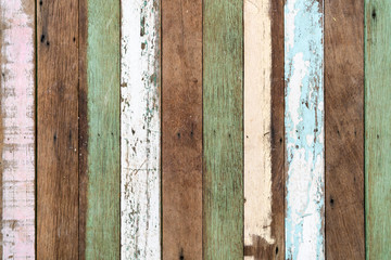 Pastel wood wall texture for background.