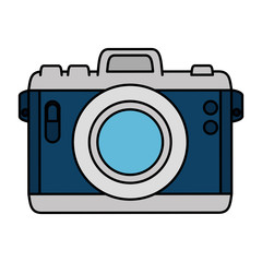 Sticker - camera photographic device isolated icon