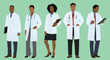 © Ellegant - Black or African Doctors Wearing Lab Coats