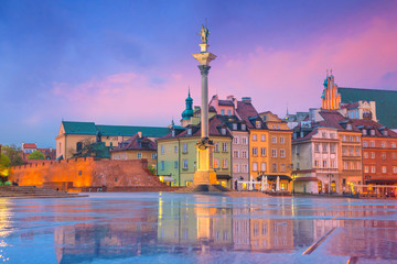 Wall Mural - Old town in Warsaw, Poland